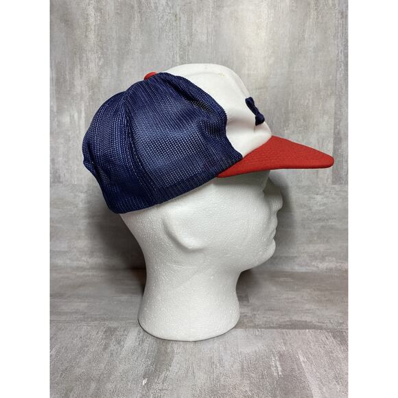VINTAGE Chicago White Sox Hat Cap Snap Back Mens Red White Blue MLB Baseball 90s - Picture 4 of 12
